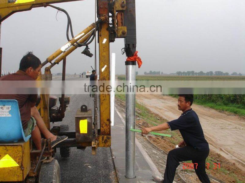 Strong Guardrail Post,Steel Pipe Post