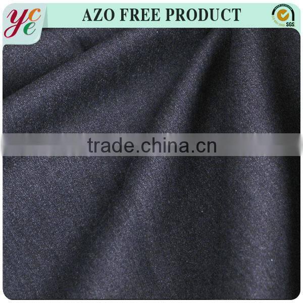 2016 keqiao free sample classic black polyester rayon spandex blend fabric