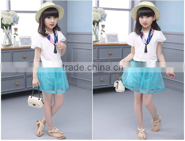 1978 2016 New Style Korean Children Girl Causual Clothing Set