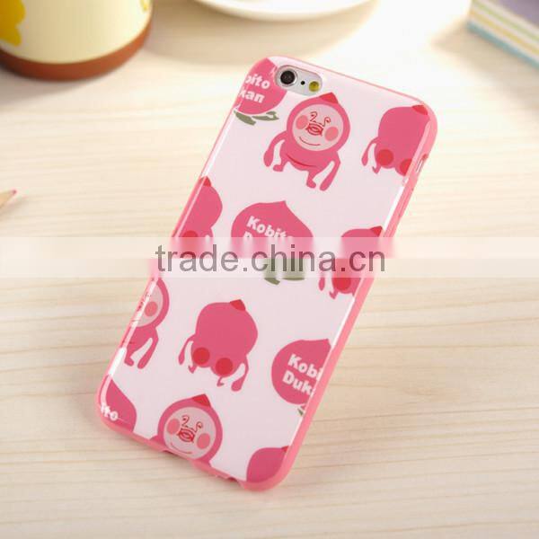 Lovely cartoon tpu back covers for iphone 6 plus