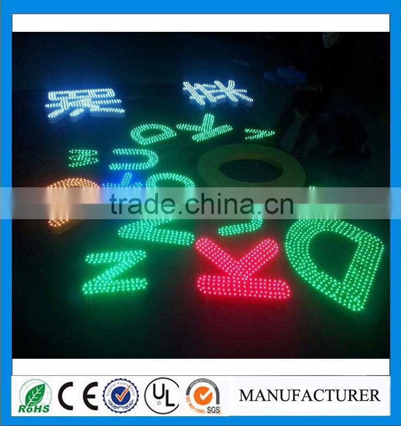 LED Sign Exposed Luminous Characters/letters/words