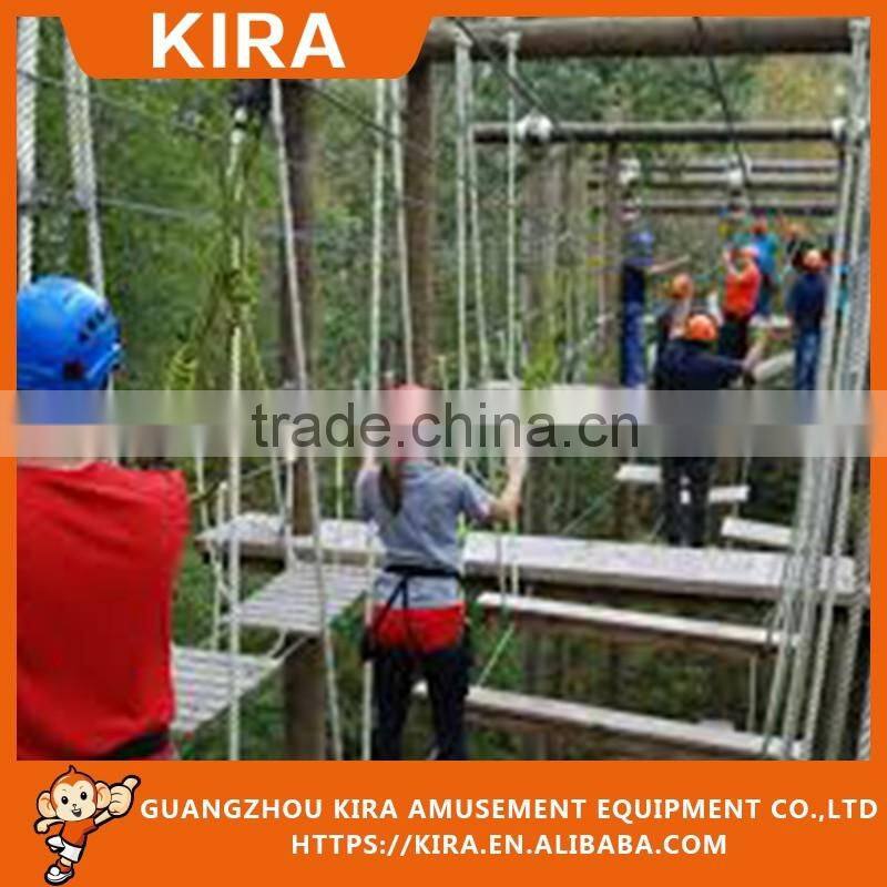 Kids amusment equipment children outdoor obstacle course adventure