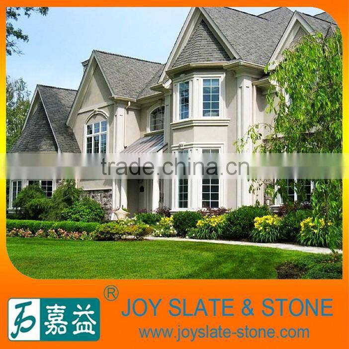 Black naturally slate roofing tiles