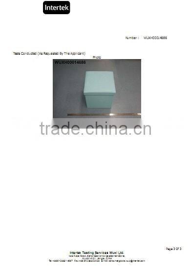 Cute Children PVC Printing Foldable Storage Ottoman