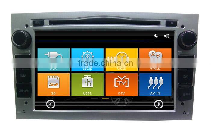 Dual-core 7'' touch screen car dvd player for Opel Astra Vectra