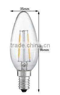 2700k Candle Bulbs 4w 5w 6w E14 E12 c35 led light, c35 led decorative light