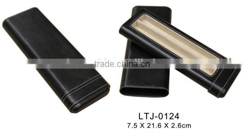 Premium portable leather watch case travel