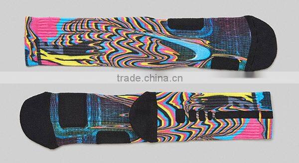 wholesale fashion custom digital print socks