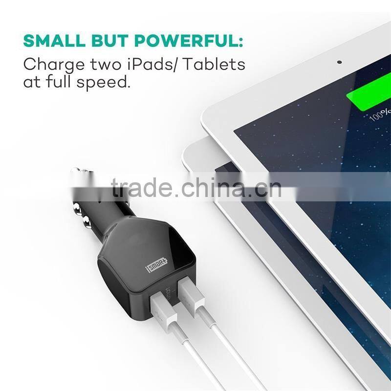 CE FCC ROHS 5V 4.8A 2 port USB car charger
