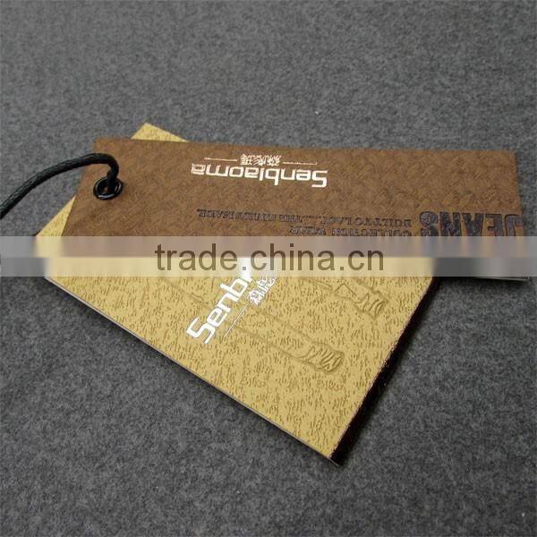 Luxury Depressed Design Hangtags in Shishi