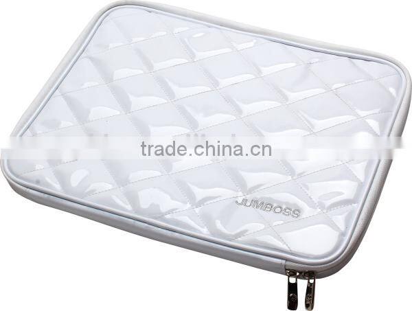 China wholesale high quality fashionable PVC 14" laptop sleeve zipper laptop bags