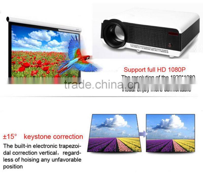 Full HD LED86+ LCD Projector 3D 160W 2800lumens LED Home Theater Projector