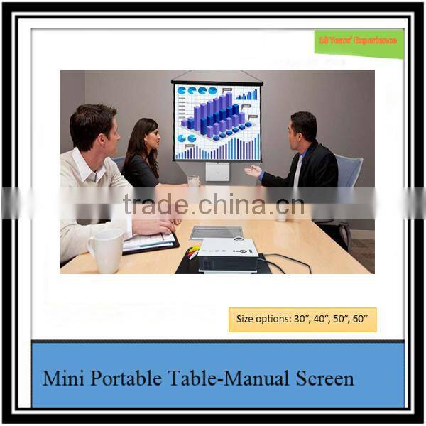 Desktop screen for DLP Projector desktop screen mini projector screen