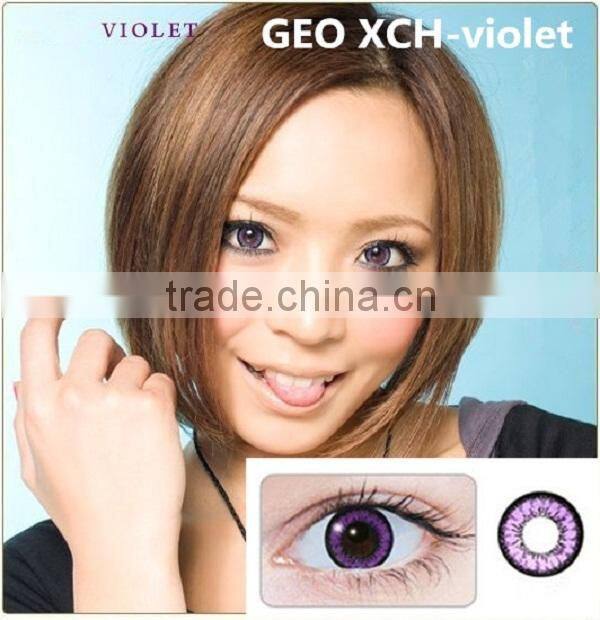 GEO XCH violet color contact lens korea color contact lens authentic geo circle lens