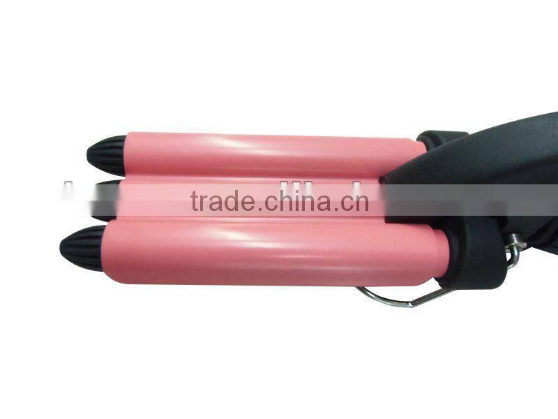 Triple Barrel Ceramic Digital Curling Iron