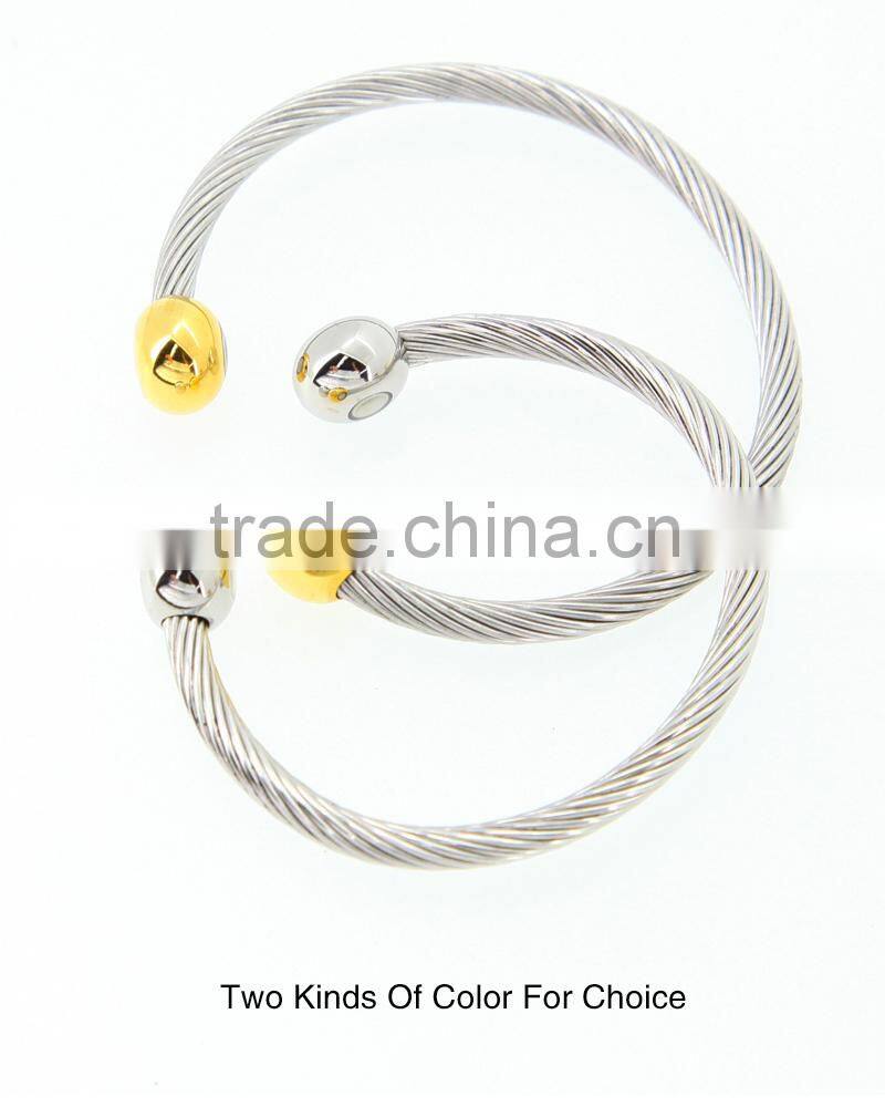 Magnetic bangle Arthritis Pain Relief djustable stainless steel bangle