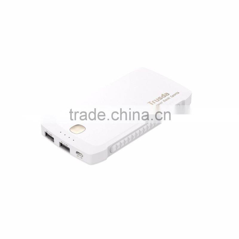TRUSDA High quality Qualcomm approved rohs power bank 10000mah qc3.0 power bank battery power bank for phone