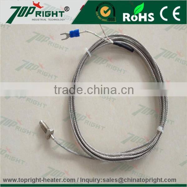 2016 best-selling J type thermocouple with black round plug
