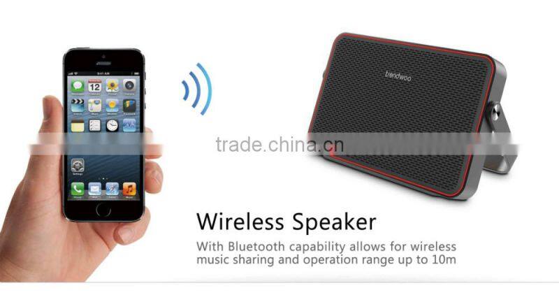 Trendwoo waterproof speaker portable Wireless Bluetooth Speaker with dual track stereo sound