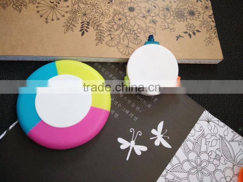 high quality hot selling Promotional gift flower shaped highlighter pen