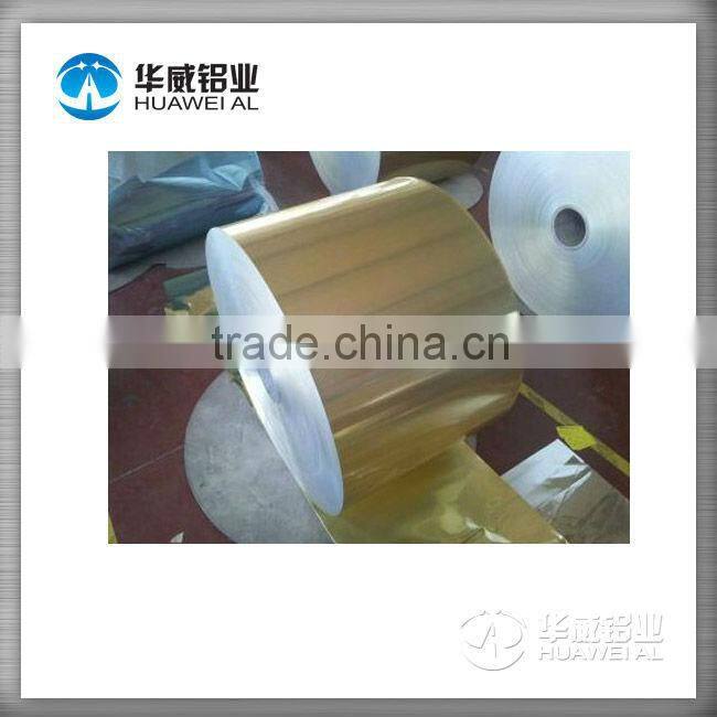 Aluminium Finstock for air conditioner Golden