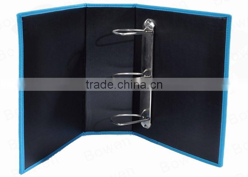 china supplier fashion sandwish pattern cloth 3 hole file folder