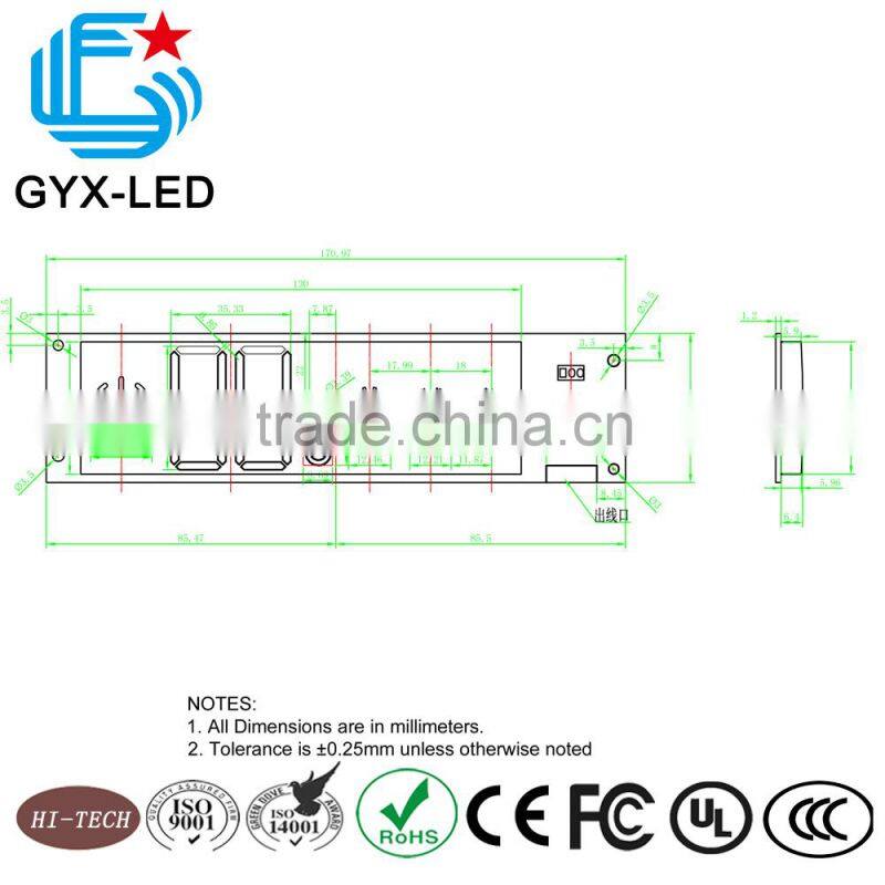High-quality white color air conditioner User Interface Panel