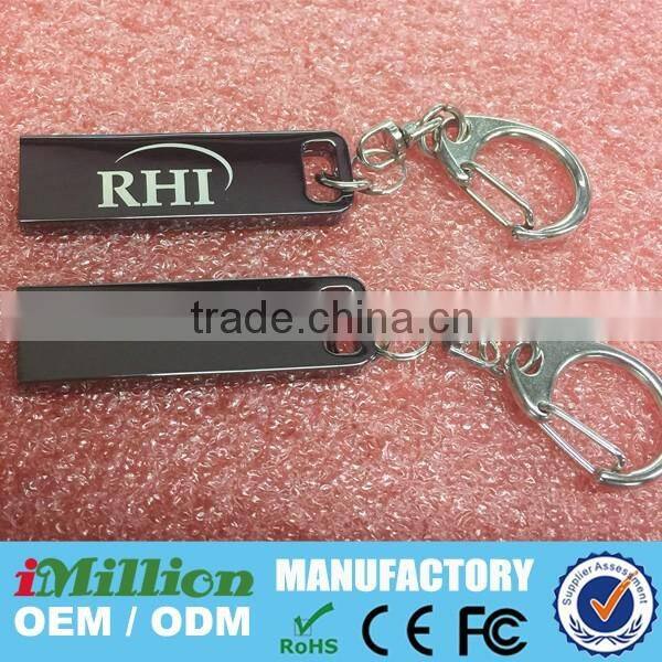 popular mini usb key small flash stick slim metal pen drive