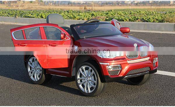 Children electric car four-wheel off-road remote control car baby battery swing car children toy car