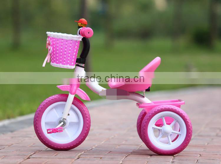 2015 new model baby tricycle 2 seats children tricycle kids bike in hebei china supplier