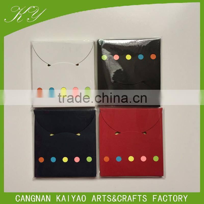 Fashion Memo Pad Full Printing Selfadhesive Hardcover Sticky Notes