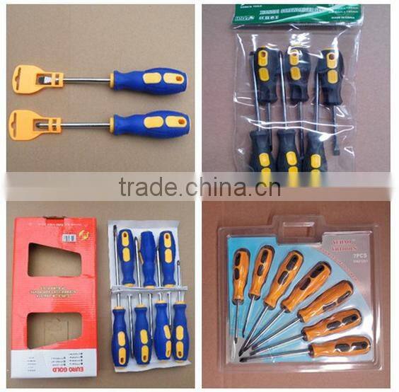 comfortable and rubber coated screwdriver with S2 screwdriver bit