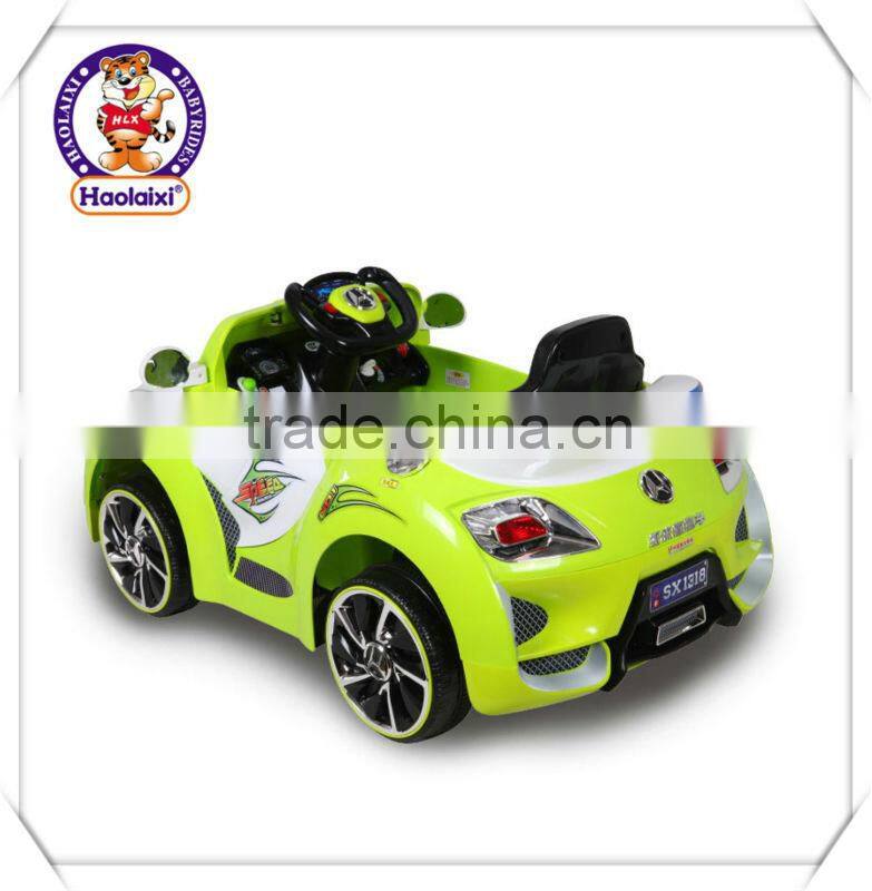 New Red Toy Car with Remote Control/ Kids Battery Operated Toy Car green