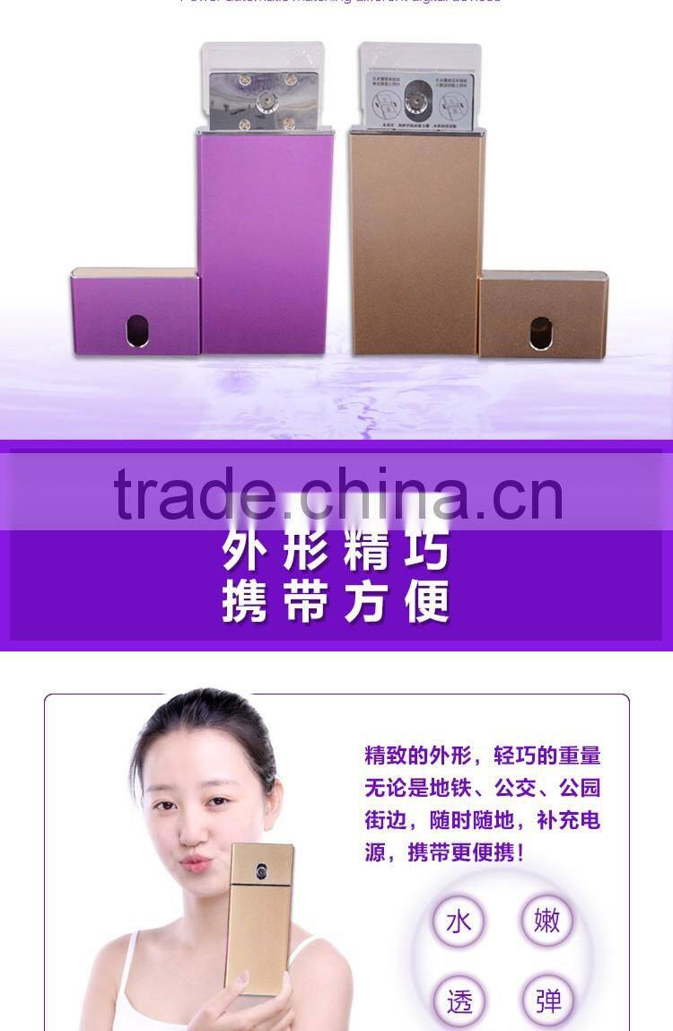 Factory cheap price spray facial skin care power bank,useful 2 in 1 power bank