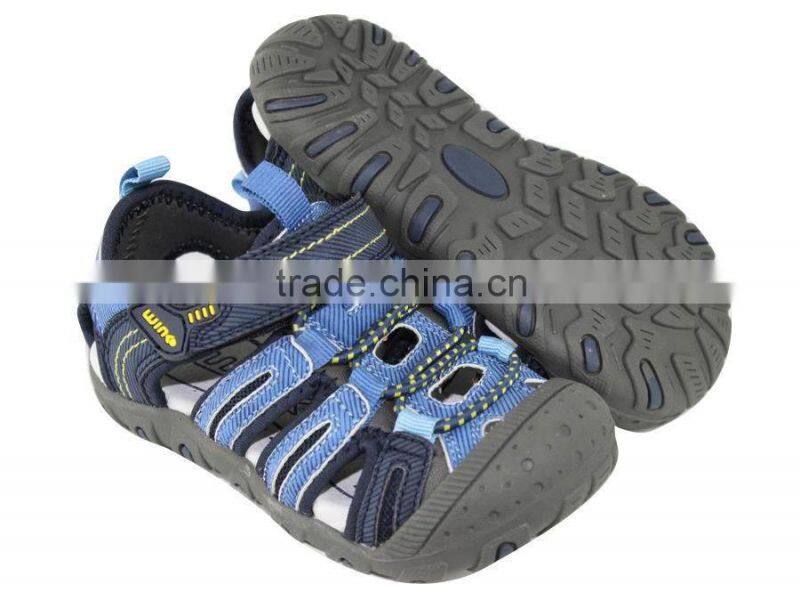 2015 hollow out sports kids sandals china with lace-up