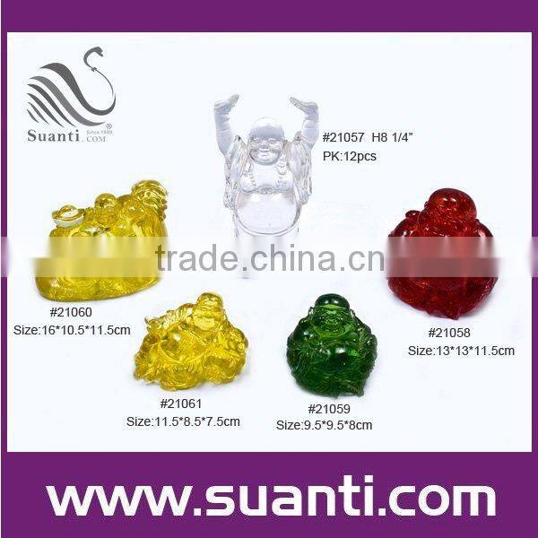 wholesale Resin /crystal laughing Buddha statue