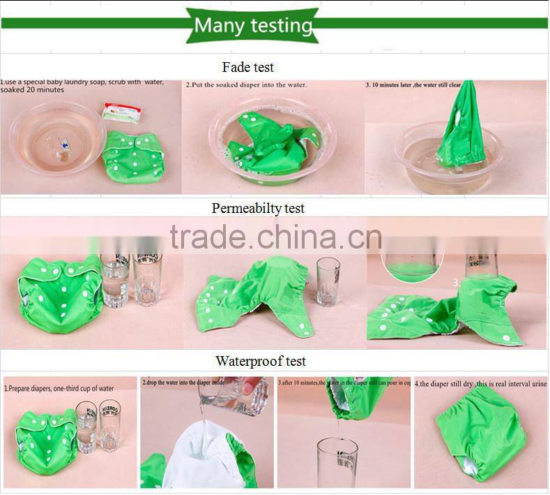 Reusable and Washable Eco-friendly Baby Cloth Diapers