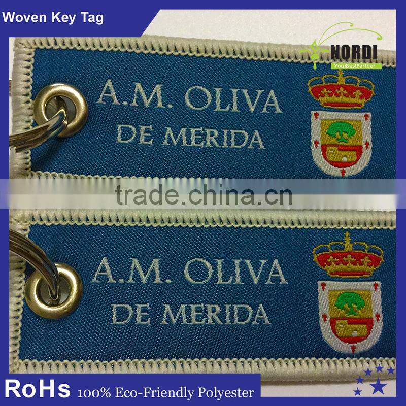 Factory direct supply embroidery rfid keychain hot sale