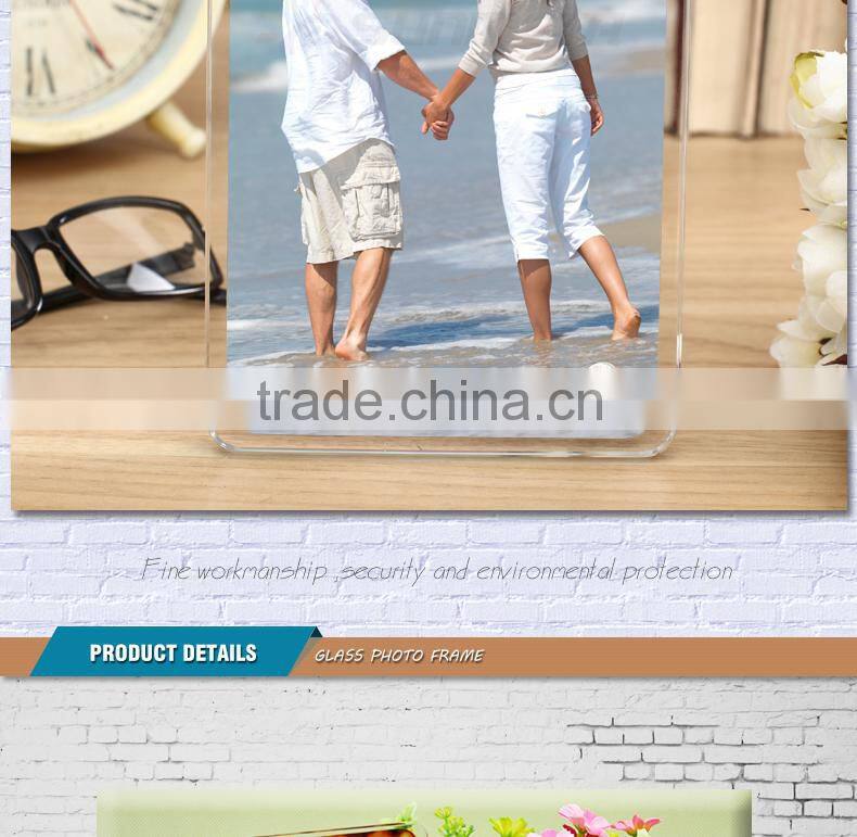 Sunmeta beautiful blank sublimation coated 180*130*10 heat press glass photo frame