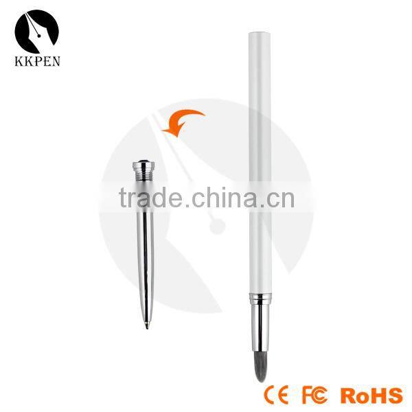 KKPEN top grade stylus touch pen with small brush tip metal ball pen