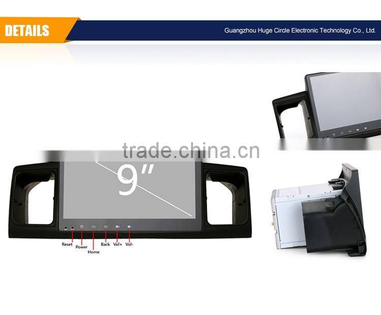 Fashional 9 Inch RK3188 1.6GHz car radio dvd with gps mirror for toyota