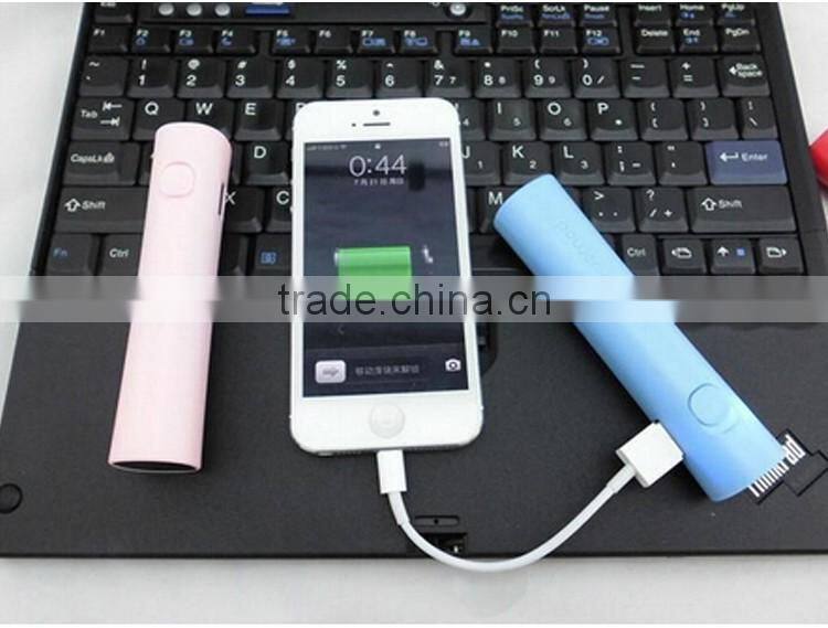 Yeleeyuen 2600mAh Portable Charger Slim Flashlight Power Bank For All Mobile Phone PowerBank