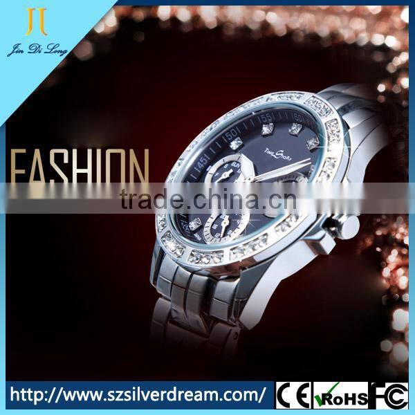 2016 Japan Quartz Movement Stainless Steel Watches Wholesale Wrist Watches