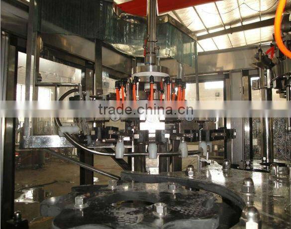 Small Capactiy Glass Bottle Water / Juice / Beer Filling Machine
