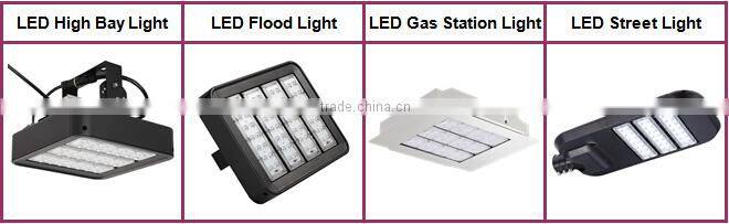 UL DLC IP66 110LM/W 100 watt led canopy light fixtures replace 200W gas station lighting
