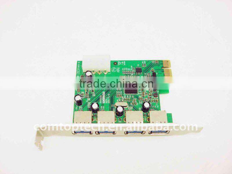 USB3.0 PCI Express Converter Card,4 port usb3.0 card