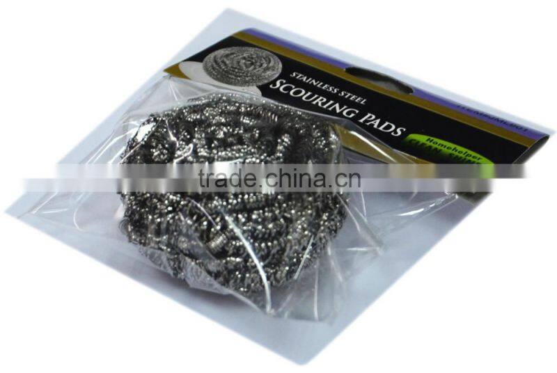 JML 1pcs/ set Hign Quality Stainless Steel Ball Steel Scourer with card packing