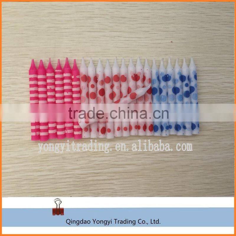 unique beautiful kind of size hot birthday candle