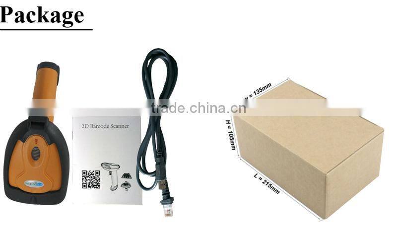 Cheapest QR Barcode Scanner,Handheld PDF417 2D Barcode Scanner RS232