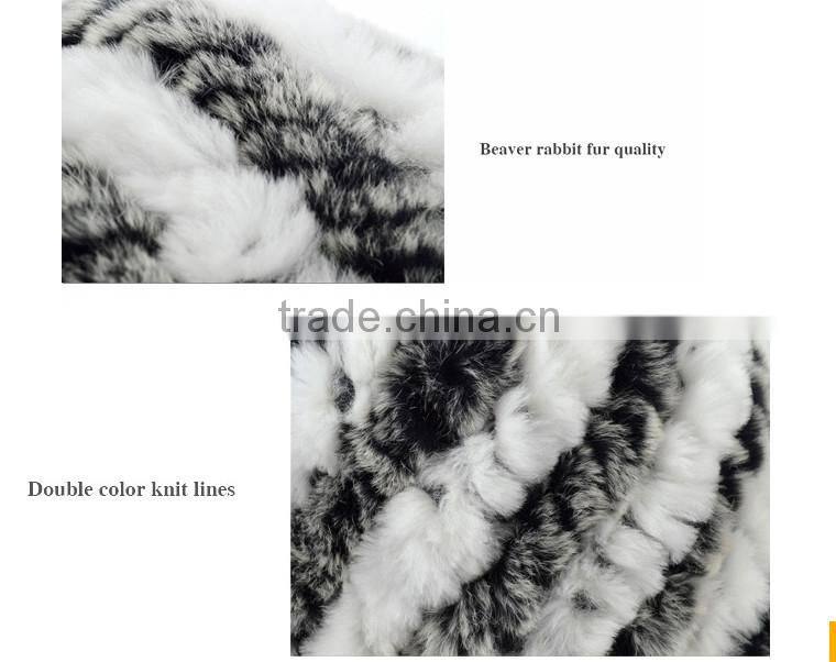 New fashion kids russian fur tweed hat